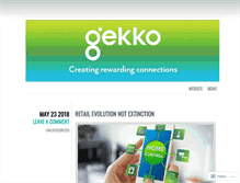 Tablet Screenshot of gekkofm.com
